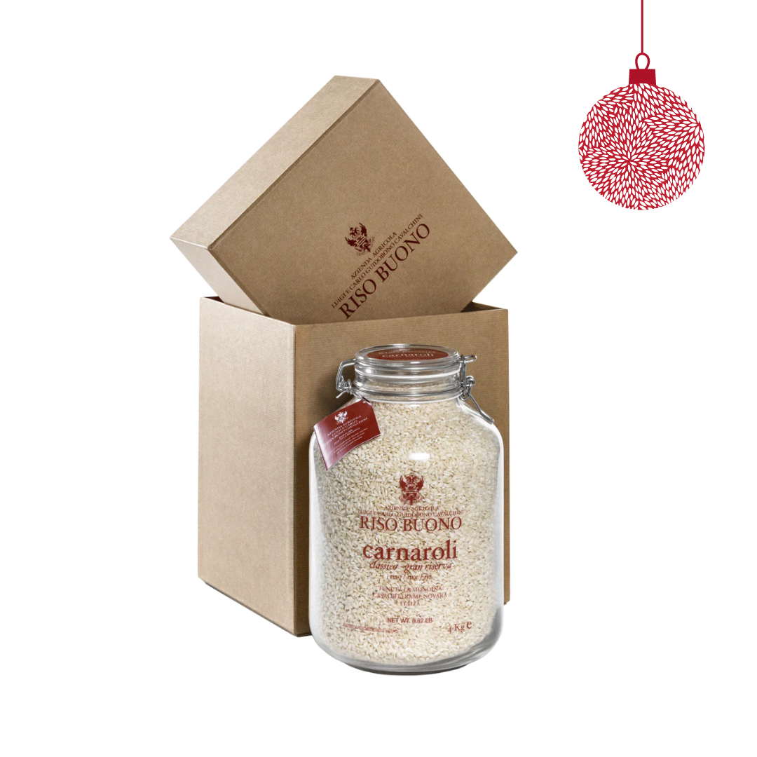 Gift Box 🎁 Premium Riso Buono Carnaroli Gran Riserva 4 Kg.