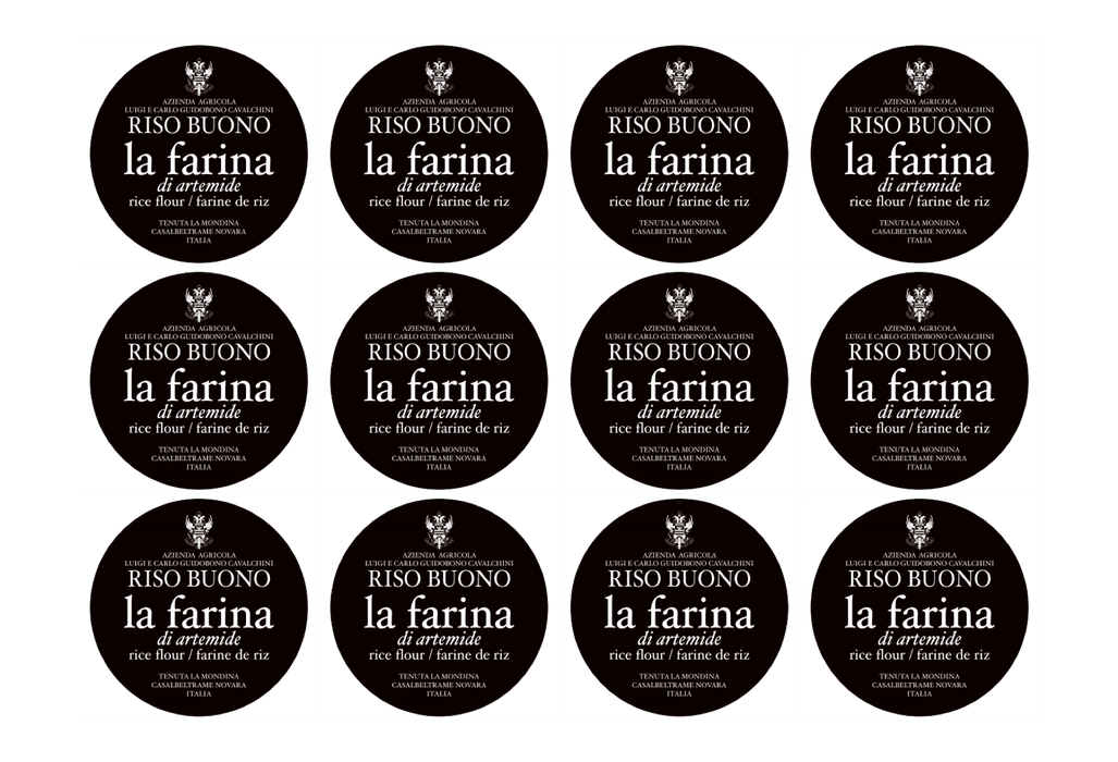 Box 12 Vetro Riso Buono Farina di Riso Artemide 450 Gr.